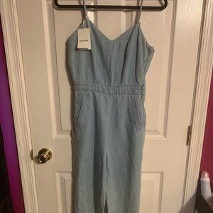 Mother jean jumpsuit